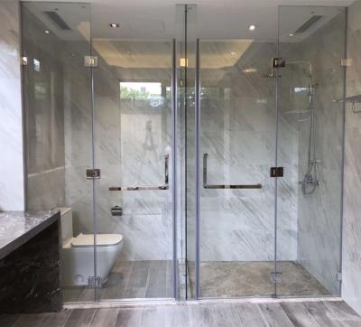 China Modern Hotel Project Frameless Glass Shower Enclosure for sale