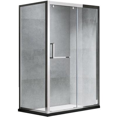 China Wholesale Modern China Tempered Tawny Square Glass Shower Enclosure for sale