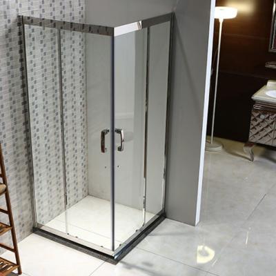 China Two fixing panels and two sliding doors made in China 8mm shower glass enclosed compartments for sale