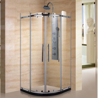 China Safety Shower Enclosure Hotel Furniture Bow Shower Enclosure and Shower Room Straight S6044 for sale