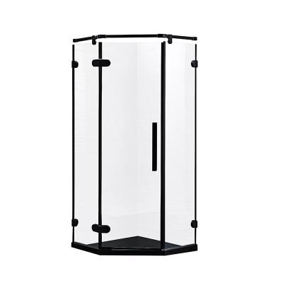 China Modern Corner Hinge Frameless Shower Stall GD9056Z for sale