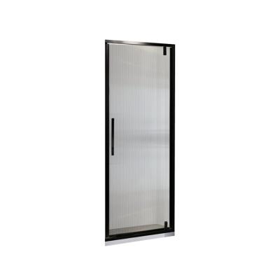 China Single Swing Door Shower Door Entry Door Interior Hinged Glass Door for sale