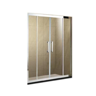 China Modern Bathroom Tempered Glass Sliding Style Shower Screen Door D53B for sale