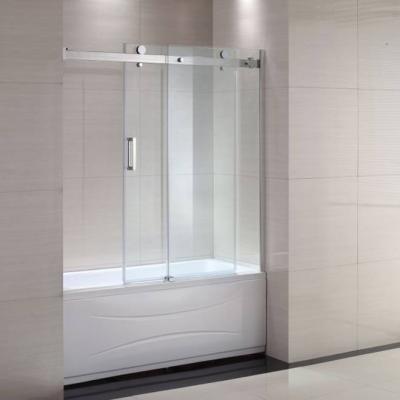 China A Sliding Door And Sliding Panel Repair Tub Shower Doors With D99 ​​Nano Easy Clean Glass for sale