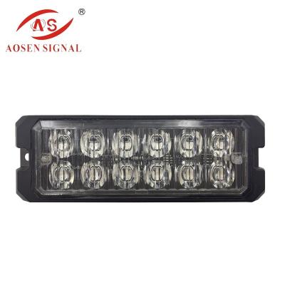 China CH-103-12 Waterproof / Windproof / Dustproof Slim Warning Truck 12 Led Strobe Led Light Bar for sale