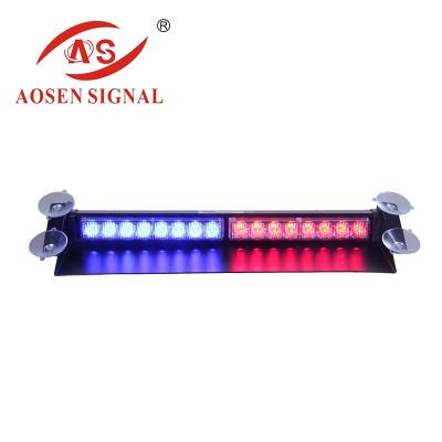 China PC LED Dash Light Suction High Power Warning Red Blue Light for sale