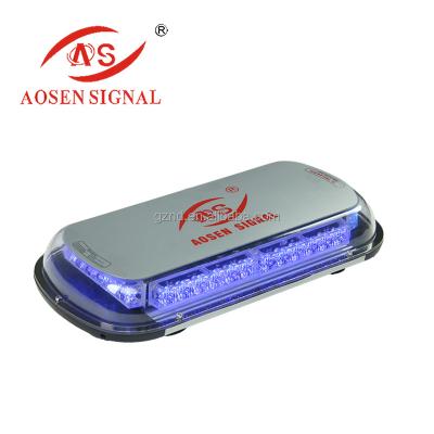 China PC + AS-801H(6D) Aluminum Alloy Linear Truck Emergency Vehicle Used Slim Strobe Beacon Warning Amber Led Mini Lightbar for sale