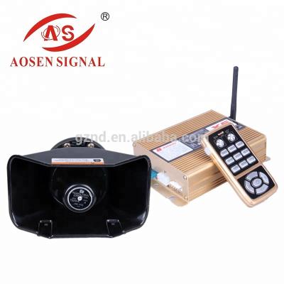 China Aosen AS-X5 Loudspeaker 12V 24V Radio Auto Car Horn Alarm Siren Loudspeaker 200W Light Control/Outdoor Alarm System for sale