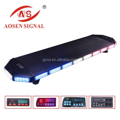 China Waterproof/Windproof/Dustproof Black Cover Warning LED Lightbar/LED Light Bar/Emergency LED Light Bar for sale