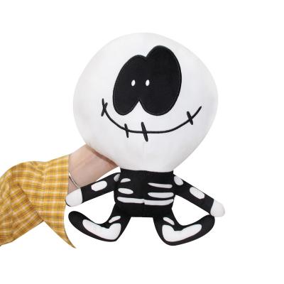 China 2021 Cute Fun Pump And Skid Halloween Sale Funkin Pumpkin Pumpkin Plush Friday Night Pumpkin Ghost Plush Toys For Gifts for sale