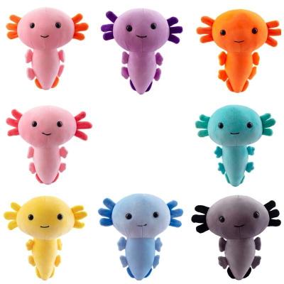 China Hot New Plush Wholesale OEM ODM Custom Stuffed Cartoon Soft Furry Cute Gift For Girls Baby Kids Animal Salamander Plush Toy Doll for sale