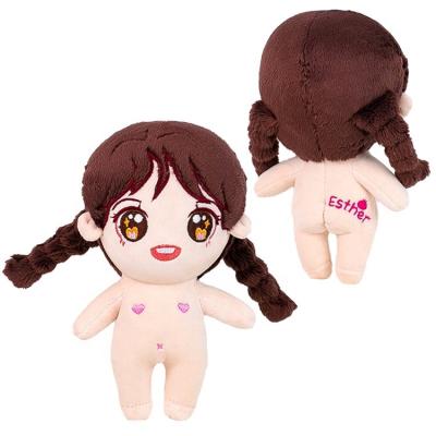 China Custom Plush OEM ODM Stuffed Toy Design Cartoon Animal Anime Anime Satr Kpop Korean Cotton Plush Doll for sale