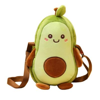 China Wholesale Eco-Friendly Kawaii Avocado Unicorn Cross Bags Creative Children's Fruit Series Small Kids Cross - Cute Kid Body Bag Mini Purse Bag for sale