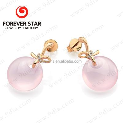 China CLASSIC earrings for women fashion earrings small gold earrings designs for girls real GemstoneJewelry for sale