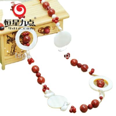 China Romantic Low Price Pearl Coral Necklace for sale