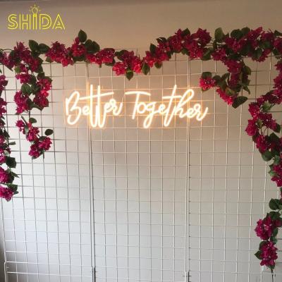 China Easy Installation Shida Sign China Custom Small Led Decorative Lighting Luminous Letter Together Upgrade Customized Neon Lamp Neon Signs for sale