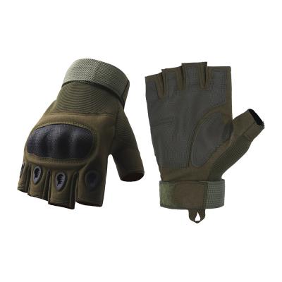 China High Tensile Half Finger Army PRI Fingerless Impact Knuckle Hard Outdoor Police Equipment Shooting Camping Military Tactical Gloves for sale