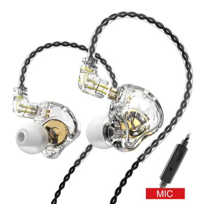 China 1DD In-Ear Headphone Workout Hi-Fi Bass Metal Monitor Running Sport Hi-Fi Dynamic Earphone Wired Headphones and Earbuds E117 for sale