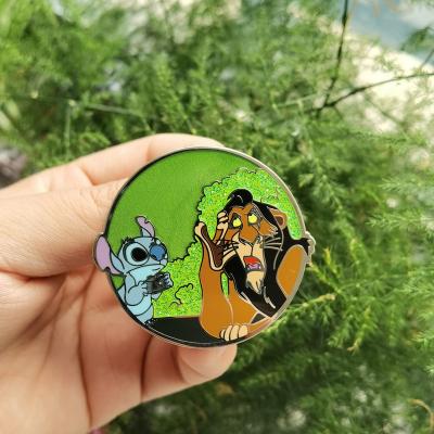 China Wholesale Cheap Anime Pins Wholesale Cheap Anime Gold Lapel Pin Anime Decorative Jacket Pin From Europe for sale