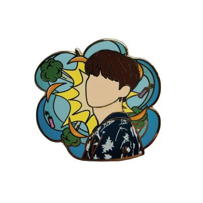 China Custom Europe Lapel Pins Enamel Metal Badges for sale