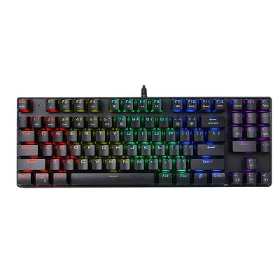 China Wholesale Plug and Play Portable USB Wired Mechanical Gaming Keyboard for Computer Game for sale