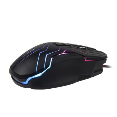 China 1.8m YC-M003 4000 DPI Wired Gaming Mouse Engine RGB Gaming Mouse for sale