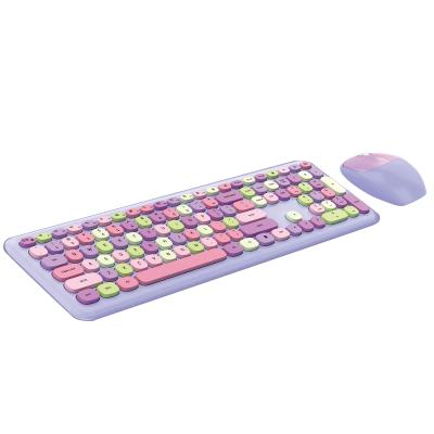 China Hot Selling Ergonomic Wireless Laptop Desktop Ergonomic Waterproof Wireless Keyboard for sale