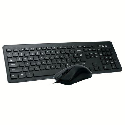 China Numpad Notebook, Home, Office Wired Keyboard with Mouse Spot Desktop Waterproof Wired Combo Kits for sale