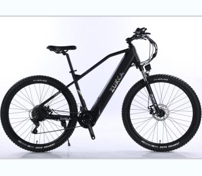 China Aluminum alloy mountain mtb e power alloy frame 27.5*2.1 36v 10.4ah integrated 350w lithium battery rear motor e bike for sale