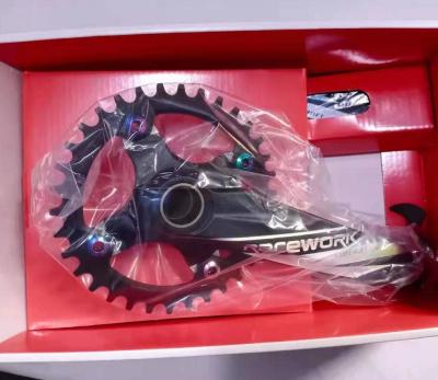 China Mountain bikes mtb XC 10/11/12s mountain bike crankset&chainwheel w/bb multi color 170*34T crankset&chainwheel w/bb BCD 104mm for sale