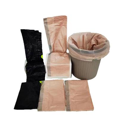 China Disposable Manufacturers Produce Thick Kitchen Non-Tear Drawstring Waste Bags Environmental Protection Garbage for sale