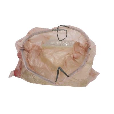 China Disposable custom disposable plastic recycle black pe waste garbage bag with multi purpose 13gallon drawstring waste garbage bag for sale