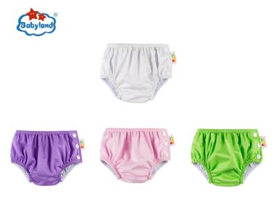 China Babyland Breathable Reusable Cloth Baby Printed Swimming Diaper For Swimming Pool for sale