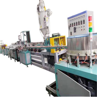 China PIPE agriculture farm garden vegetables inlaid flat emitter drip irrigation pipe making machine with screw extruder production line for sale