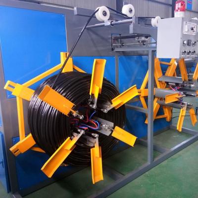 China PIPE Irrigation PE Agricultural Pipe / Tape Inlaid Round Drip Pipe Making Machine / Production Line for sale