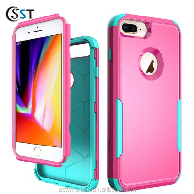 China Hot Selling Auality TPU+PC Amazon Phone New 2020 Falling Frosted High Anti Case For iPhone 6 Plus 7 Plus 8 Plus for sale