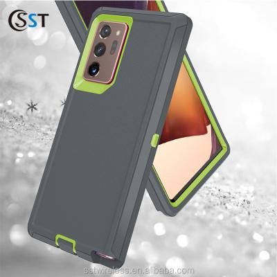 China Simple PC+TPU Army Color Soild Phone Cover For Samsung Note 20 Ultra for sale