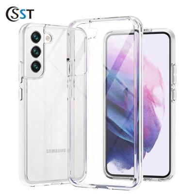 China Yellow New Arrival Anti scrach TPU Ultra Clear Soft PC Phone Case Shockproof For Samsung galaxy s22 s22 plus for sale