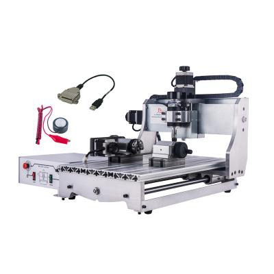 China Building Material Shops 500W 4 LPT 2 Spindle Mini Wood Engraving PCB Cutting Machine USB Milling 4030 in 1 CNC Router 3040 Woodworking Tool for sale