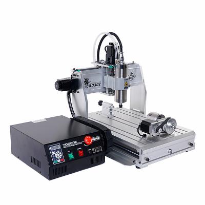 China Factory LY 4030Z 800W CNC Engraver Machine Size 3 Axis 40*30cm Working Axis With Black Control Box CNC Router for sale