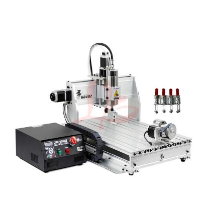 China Machinery Repairs Workshop 4 Axis 6040Z Engraving Drilling And Wood CNC Router Milling Machine for sale