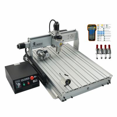 China Machinery Repairs Workshop LYCNC Router Engraver YOOCNC Engraving Drilling and Milling Machine Mach3 Axis USB Port 8060Z 1.5KW for sale