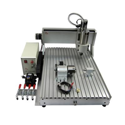 China Machinery Repairs Workshop 6090 4 Axis CNC Router Woodworking Woodworking Designing Machine 1.5KW 3axis Wood Carving Machine With CNC Router Bit for sale