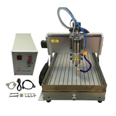 China Building Material Shops 3020 CNC Router 1.5KW 4 Axis CNC Engraving Machine with Water Tank USB Port for sale