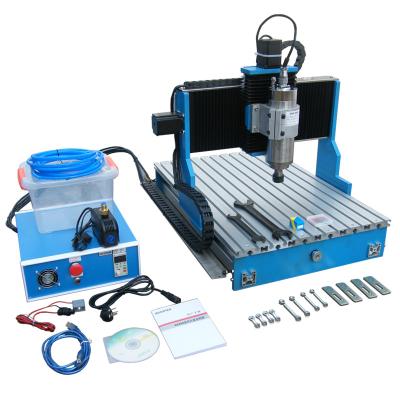 China Machinery Repairs Workshop CNC Router Engraver 2.2KW 6040 4 AXIS LPT USB Port Linear Guide Rail Engraving Drilling Milling Machine for sale