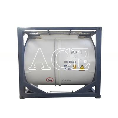 China T11 10ft ISO Tankbehälter für Wasser oder Kraftstoff 316L Edelstahl UN Portable 10CBM 10000L SPA-H Rahmenmaterial zu verkaufen