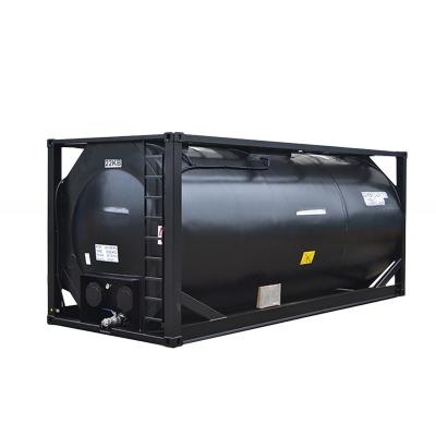 China UN T3 Brandverwarming 20ft Bitumen ISO tankcontainer met CSC-certificaat en 16MnDR vaartuigmateriaal Te koop