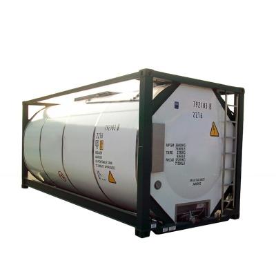 China IMDG T4 Standard Steel Material 20ft ISO Fuel Tank Container 26000L Capacity for Safe Diesel and Gasoline Transport for sale