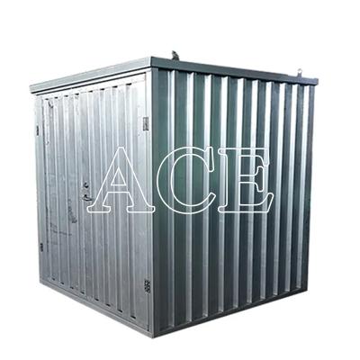 China Scale Medium Duty 2m 3m 4m 5m 6m Galvanized Steel Mobile Portable Self Storage Box Container for Sortage Usage for sale