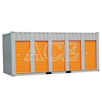 China 20 Feet Length Roller Shutter Door Self Storage Shipping Container 20ft for sale